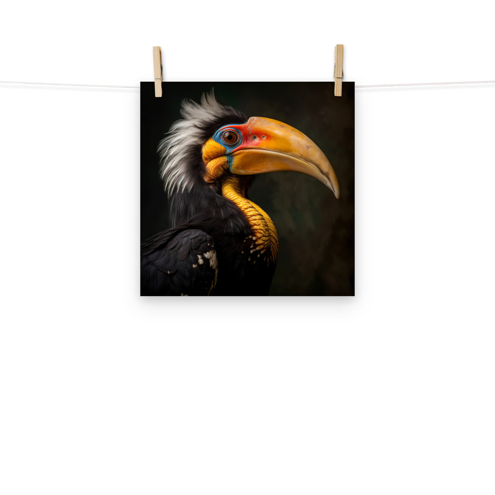 Hornbill Photo paper poster - PosterfyAI.com