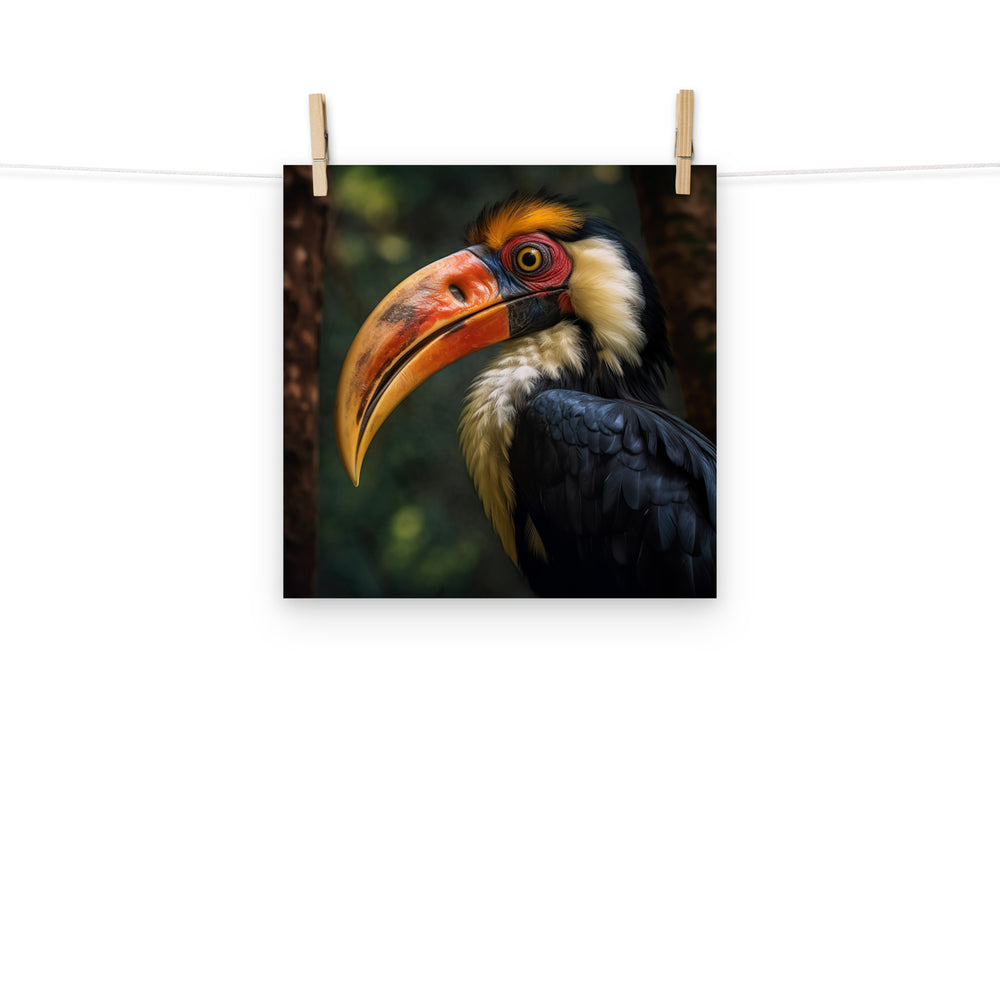 Hornbill Photo paper poster - PosterfyAI.com