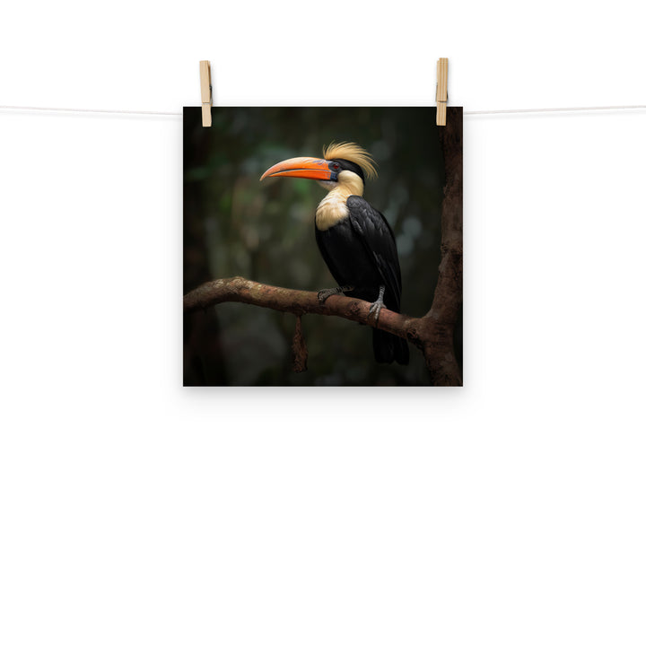 Hornbill Photo paper poster - PosterfyAI.com