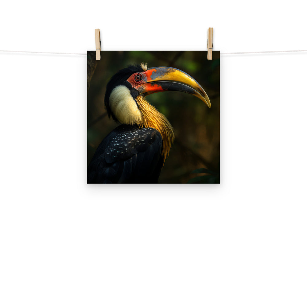 Hornbill Photo paper poster - PosterfyAI.com