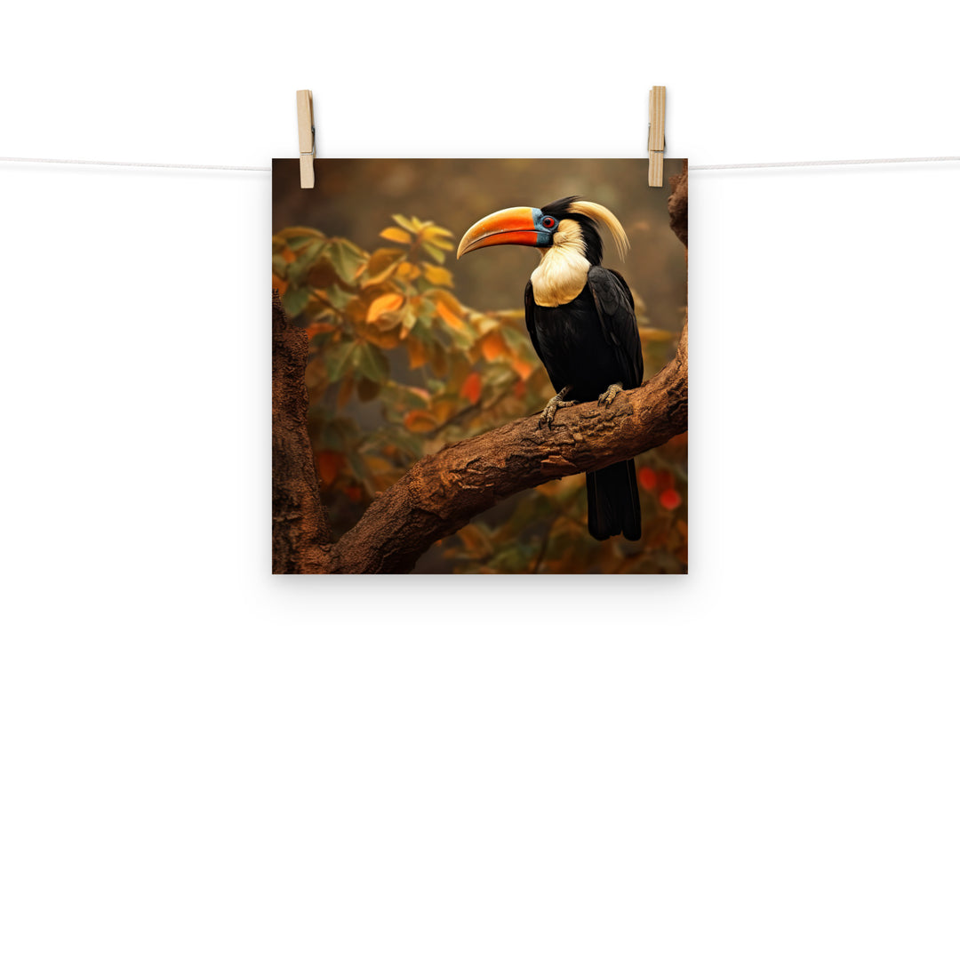 Hornbill Photo paper poster - PosterfyAI.com