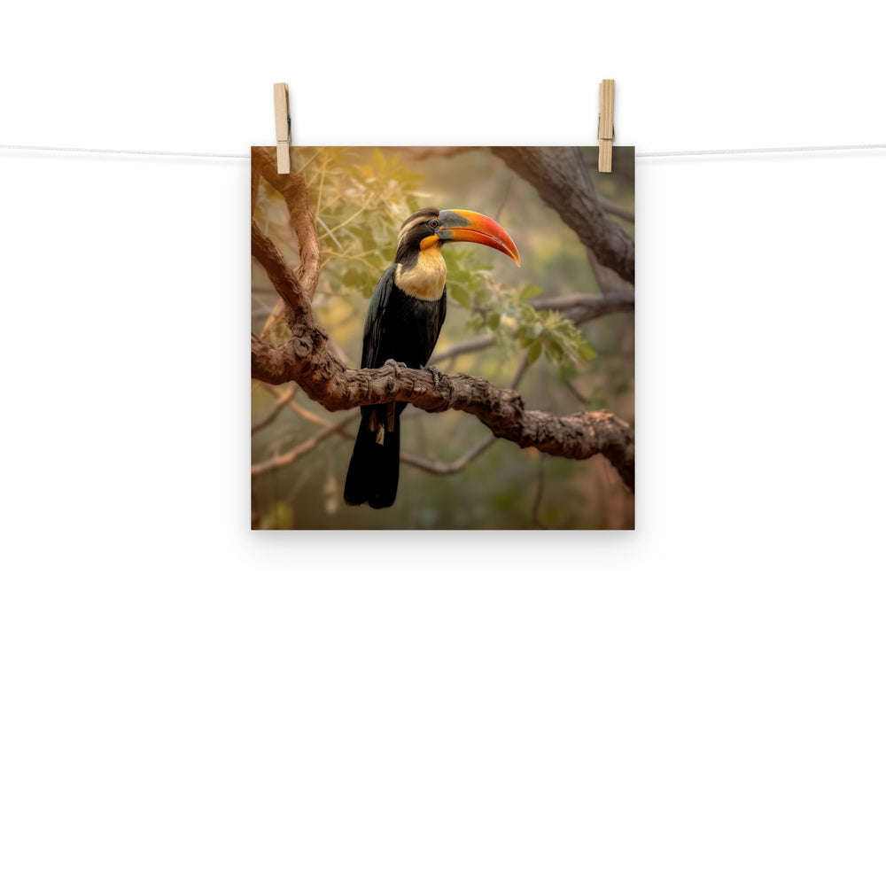 Hornbill Photo paper poster - PosterfyAI.com