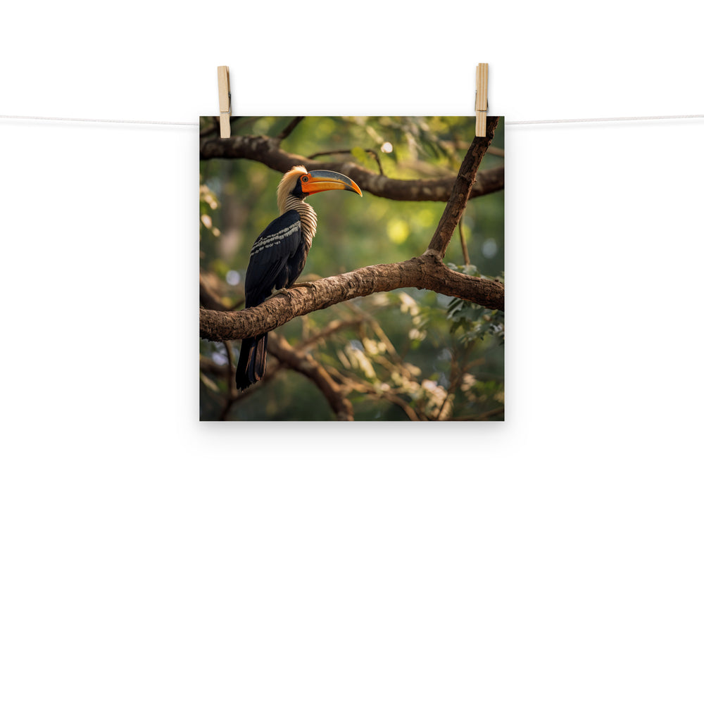 Hornbill Photo paper poster - PosterfyAI.com