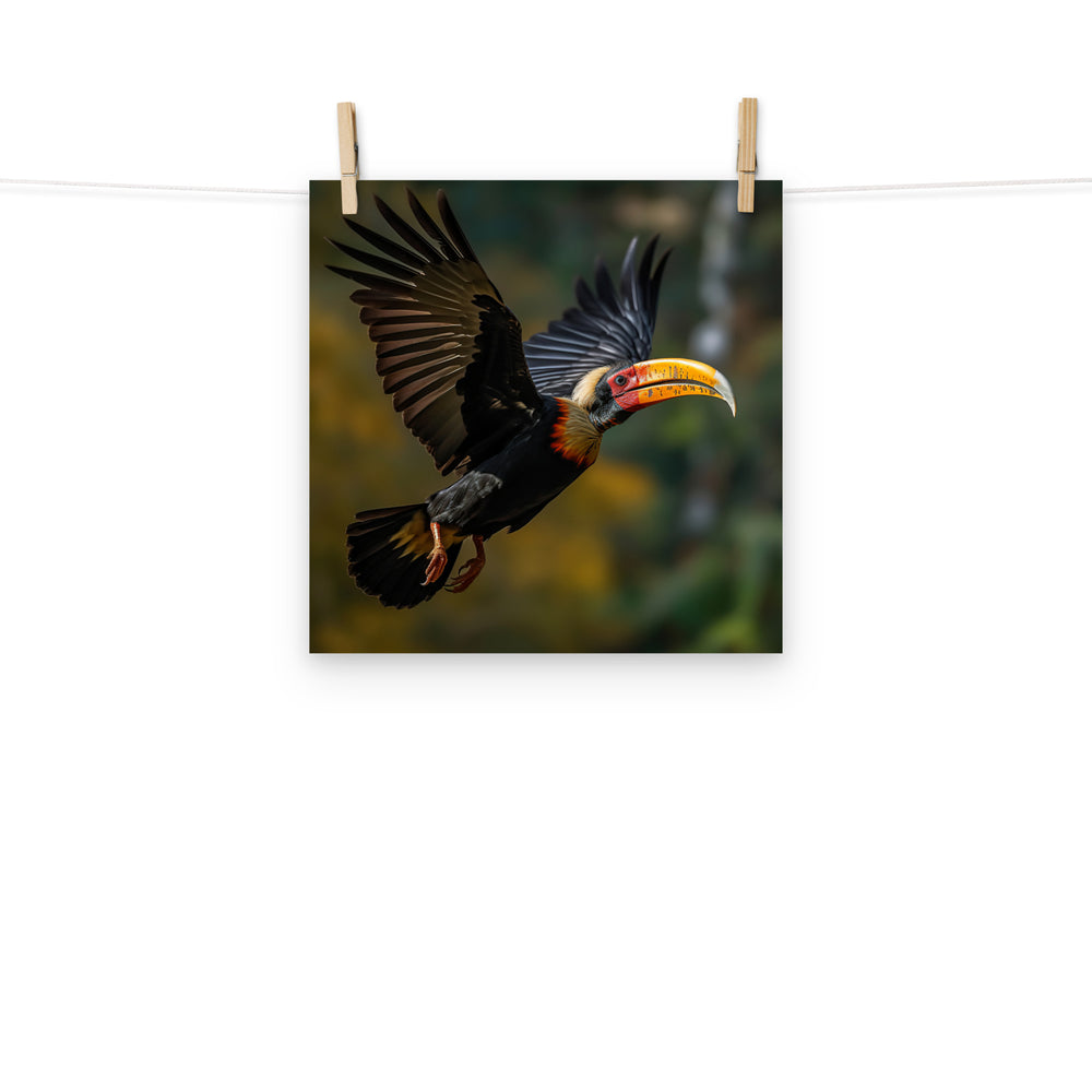Hornbill Photo paper poster - PosterfyAI.com