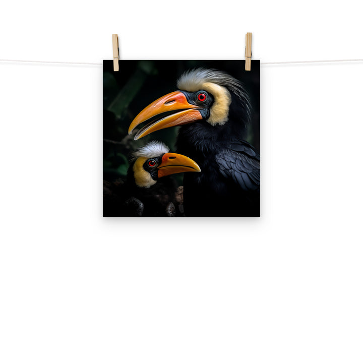 Hornbill Photo paper poster - PosterfyAI.com