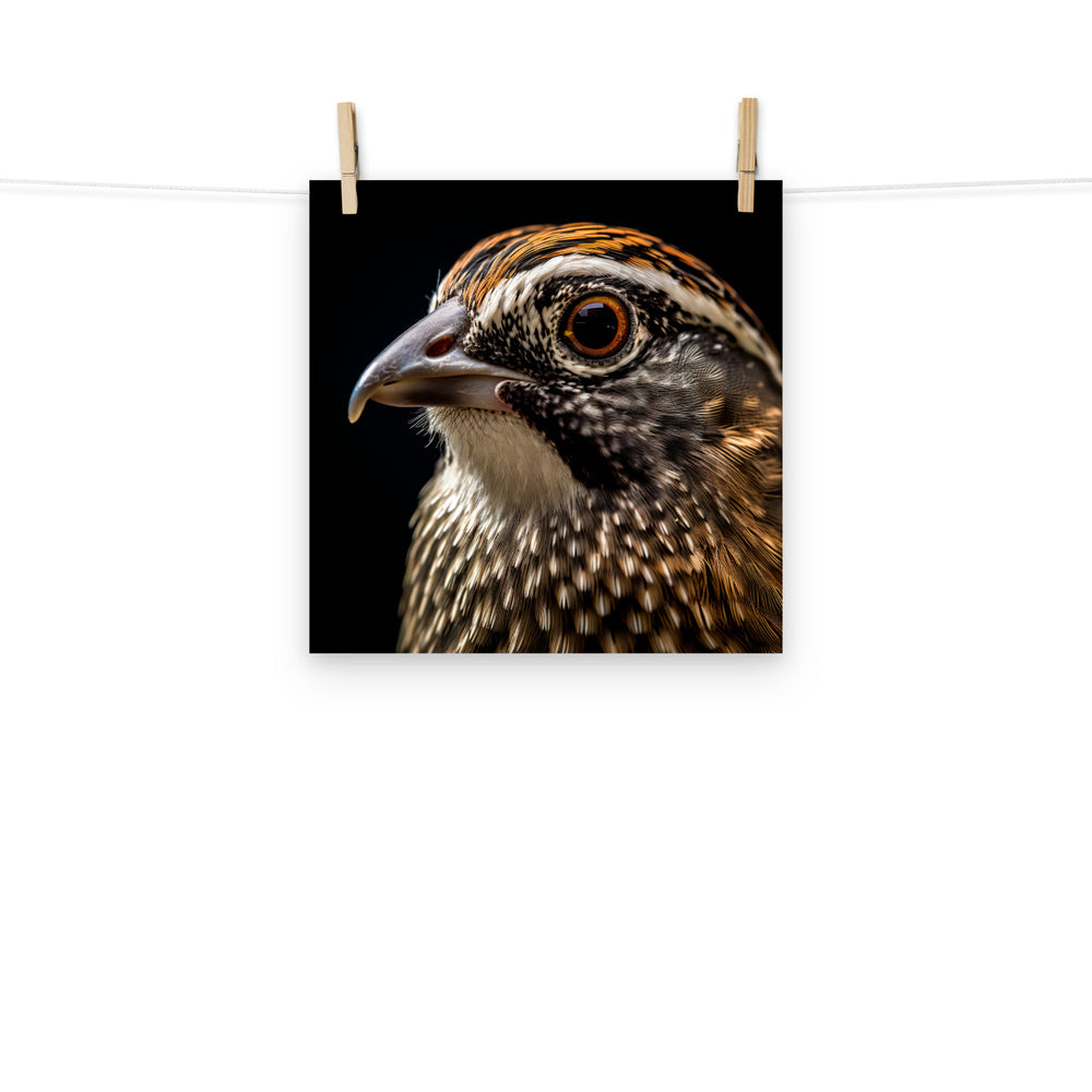 Quail Photo paper poster - PosterfyAI.com