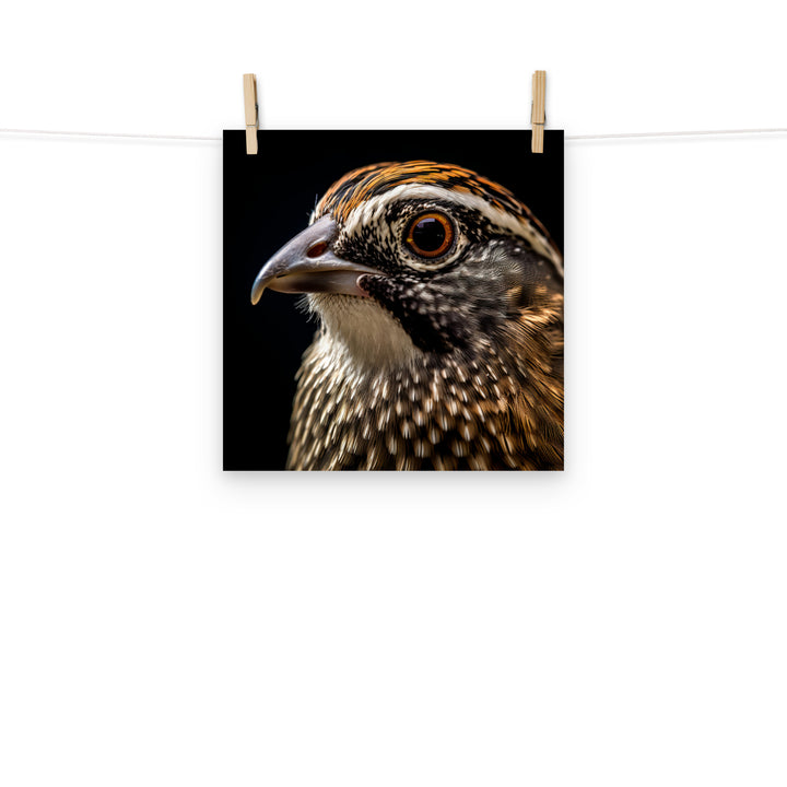 Quail Photo paper poster - PosterfyAI.com