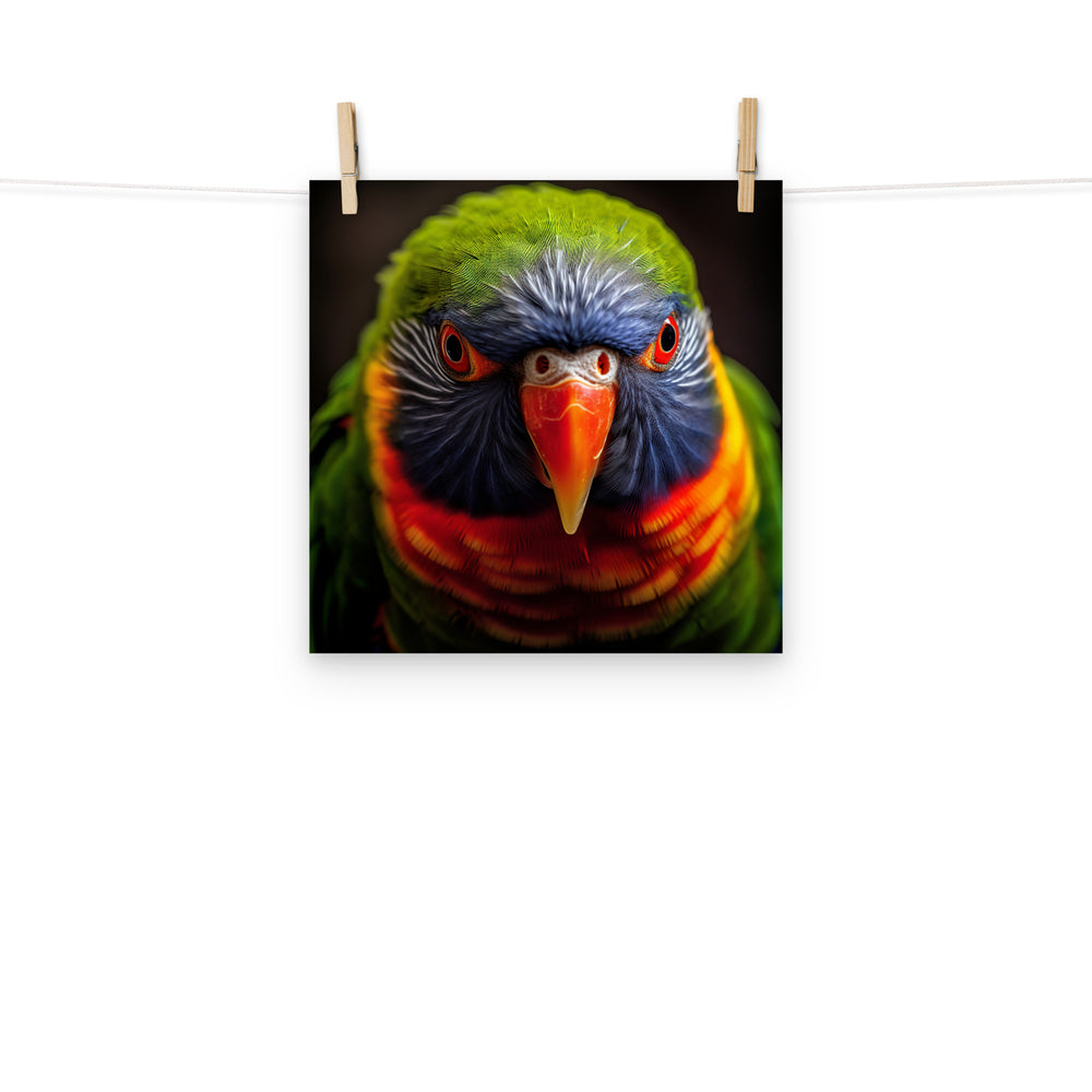 Lorikeet Photo paper poster - PosterfyAI.com