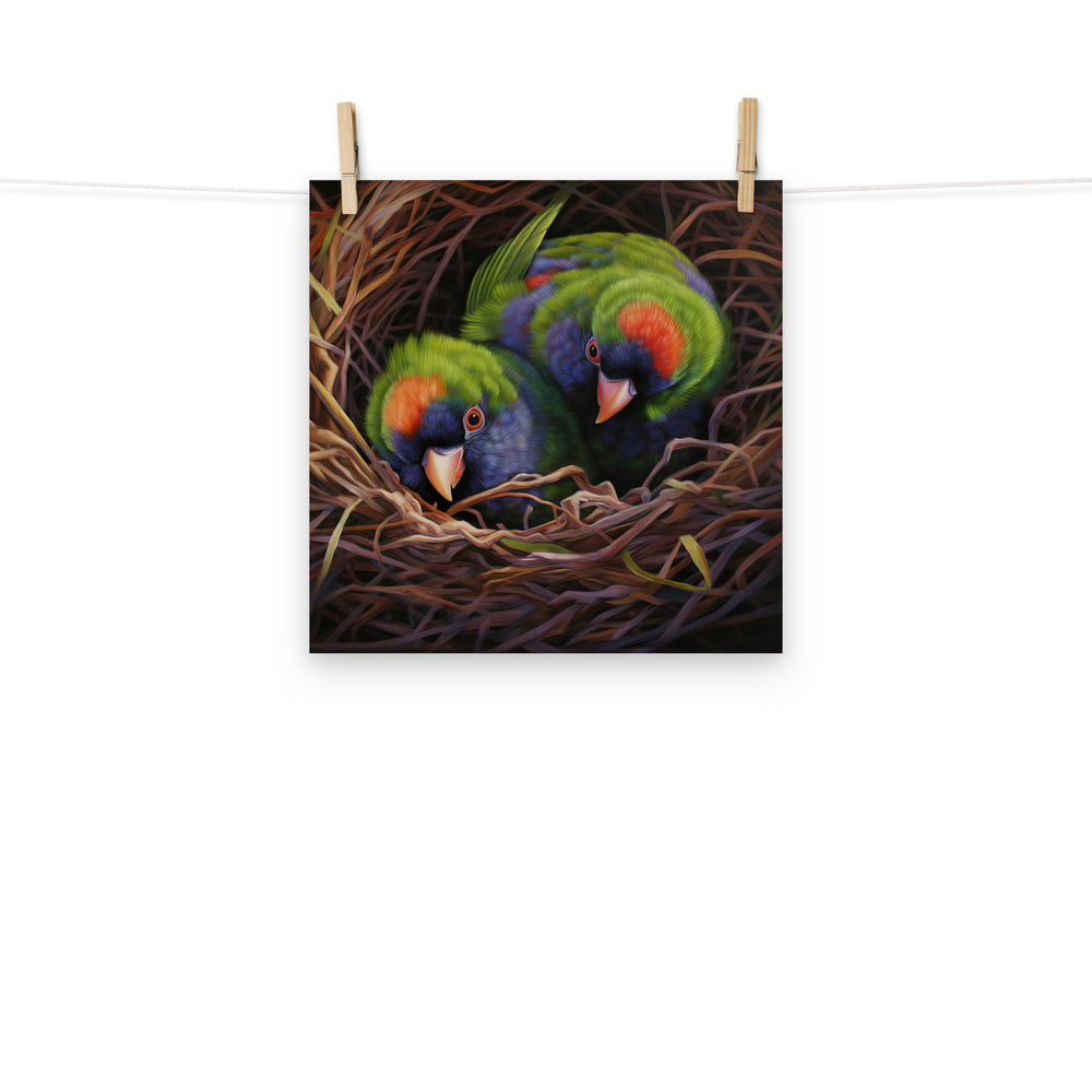 Lorikeet Photo paper poster - PosterfyAI.com