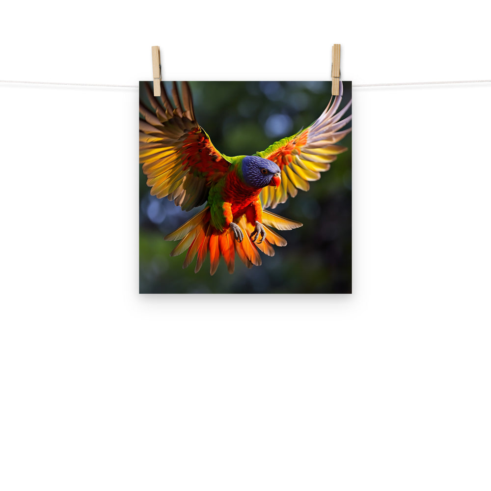 Lorikeet Photo paper poster - PosterfyAI.com