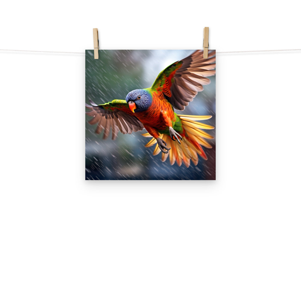 Lorikeet Photo paper poster - PosterfyAI.com