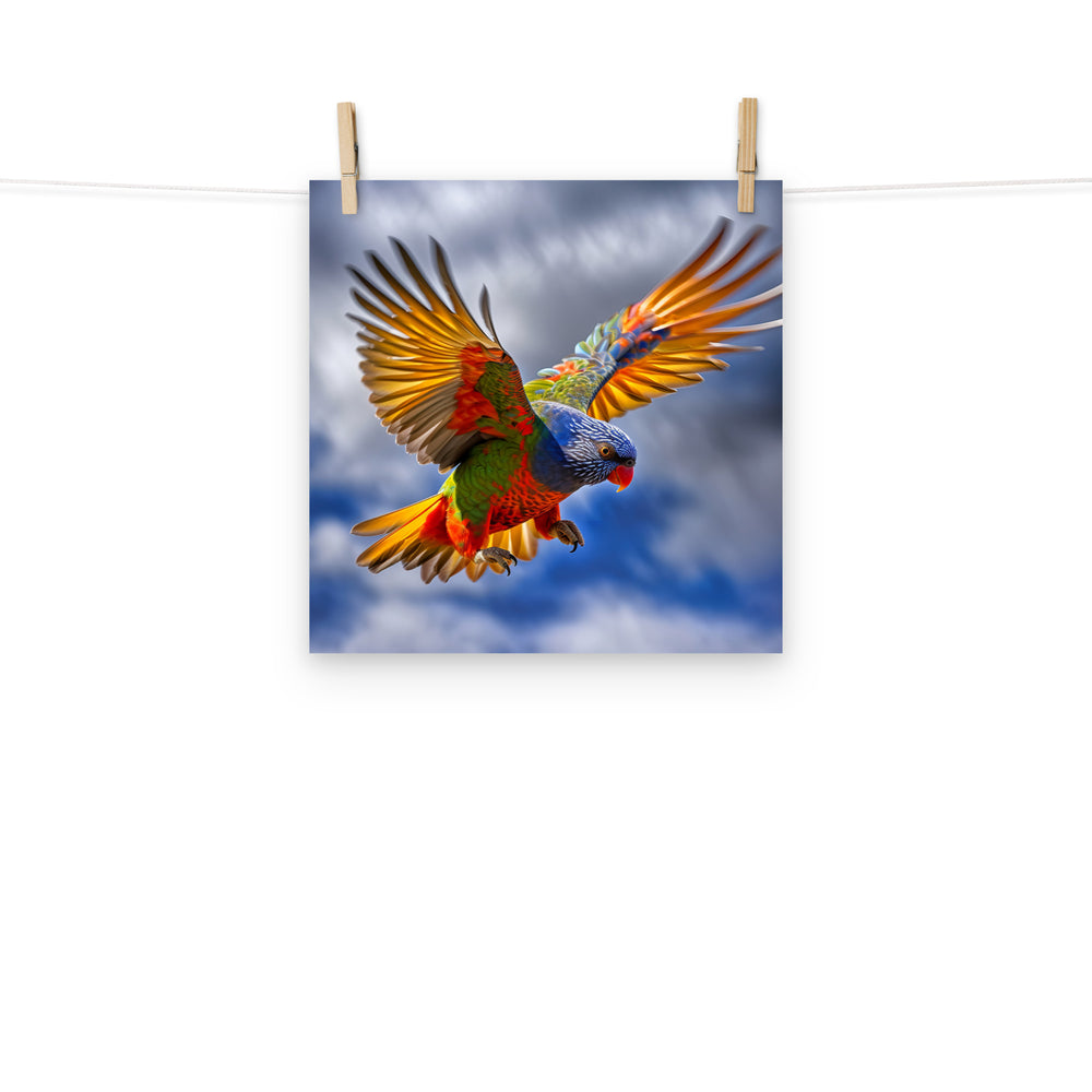 Lorikeet Photo paper poster - PosterfyAI.com