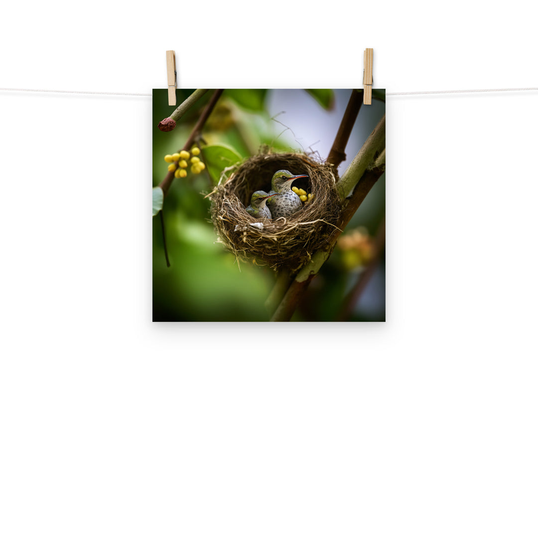 Hummingbird Photo paper poster - PosterfyAI.com