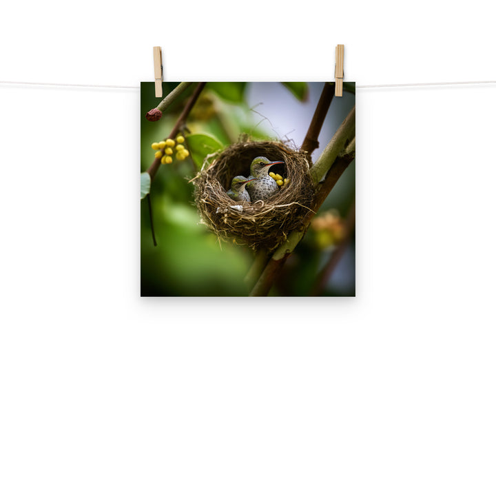 Hummingbird Photo paper poster - PosterfyAI.com