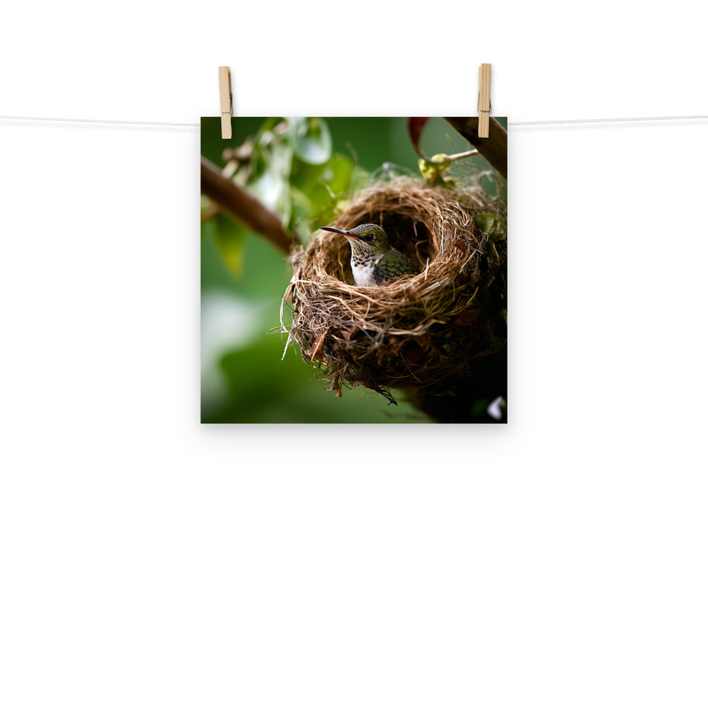 Hummingbird Photo paper poster - PosterfyAI.com