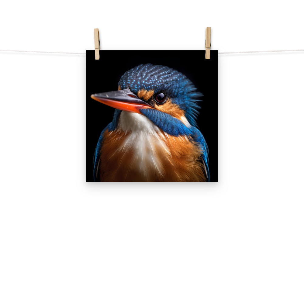 Kingfisher Photo paper poster - PosterfyAI.com