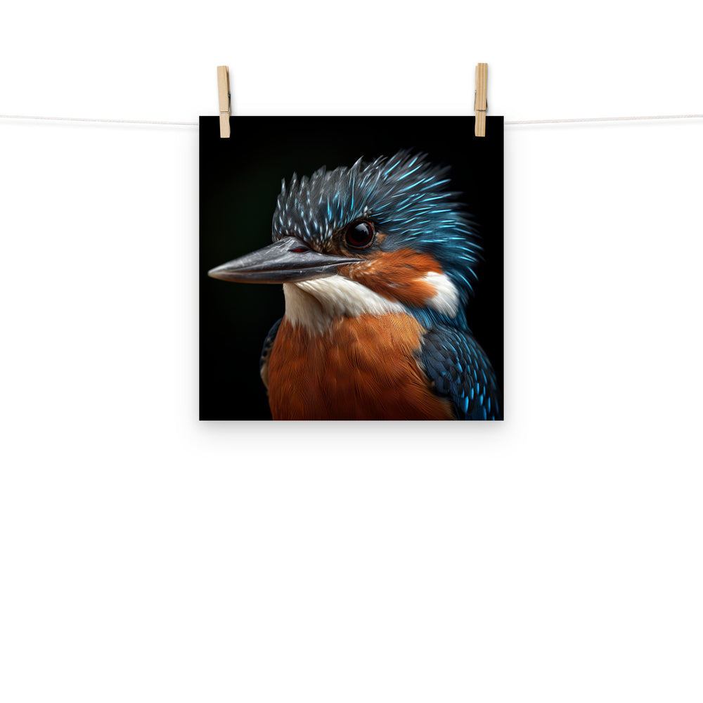 Kingfisher Photo paper poster - PosterfyAI.com