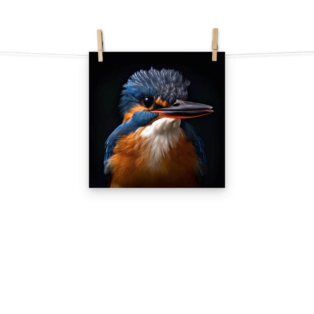 Kingfisher Photo paper poster - PosterfyAI.com