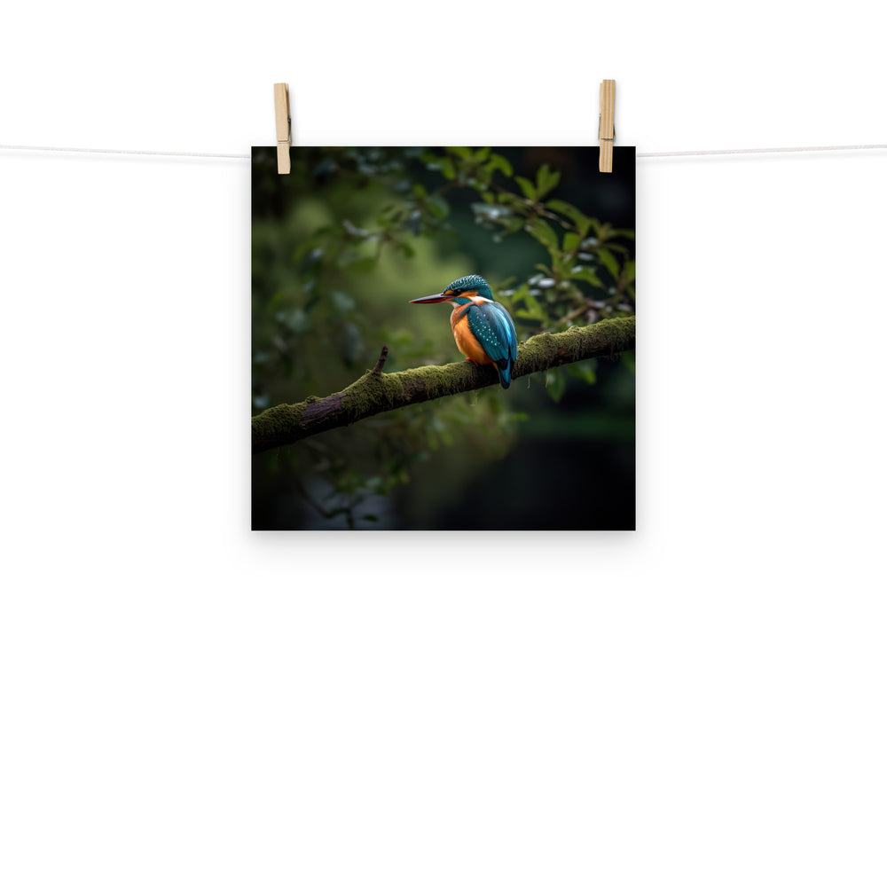 Kingfisher Photo paper poster - PosterfyAI.com
