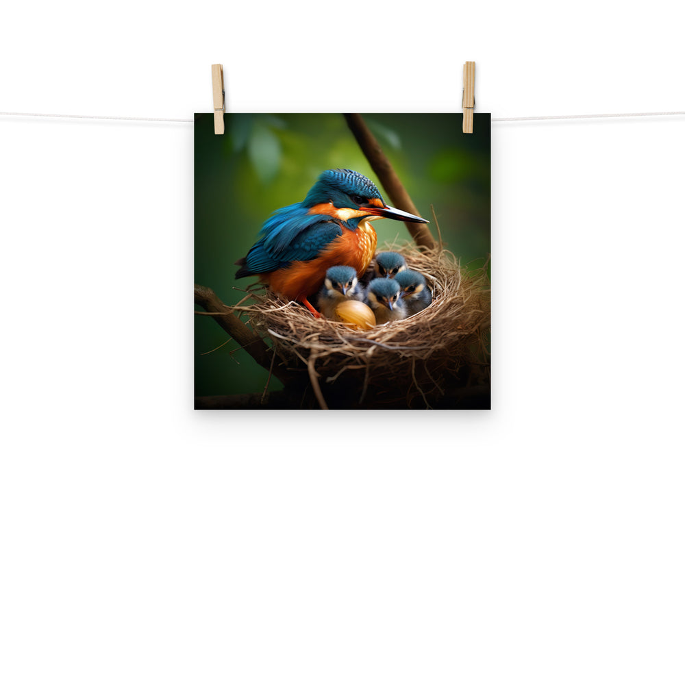 Kingfisher Photo paper poster - PosterfyAI.com