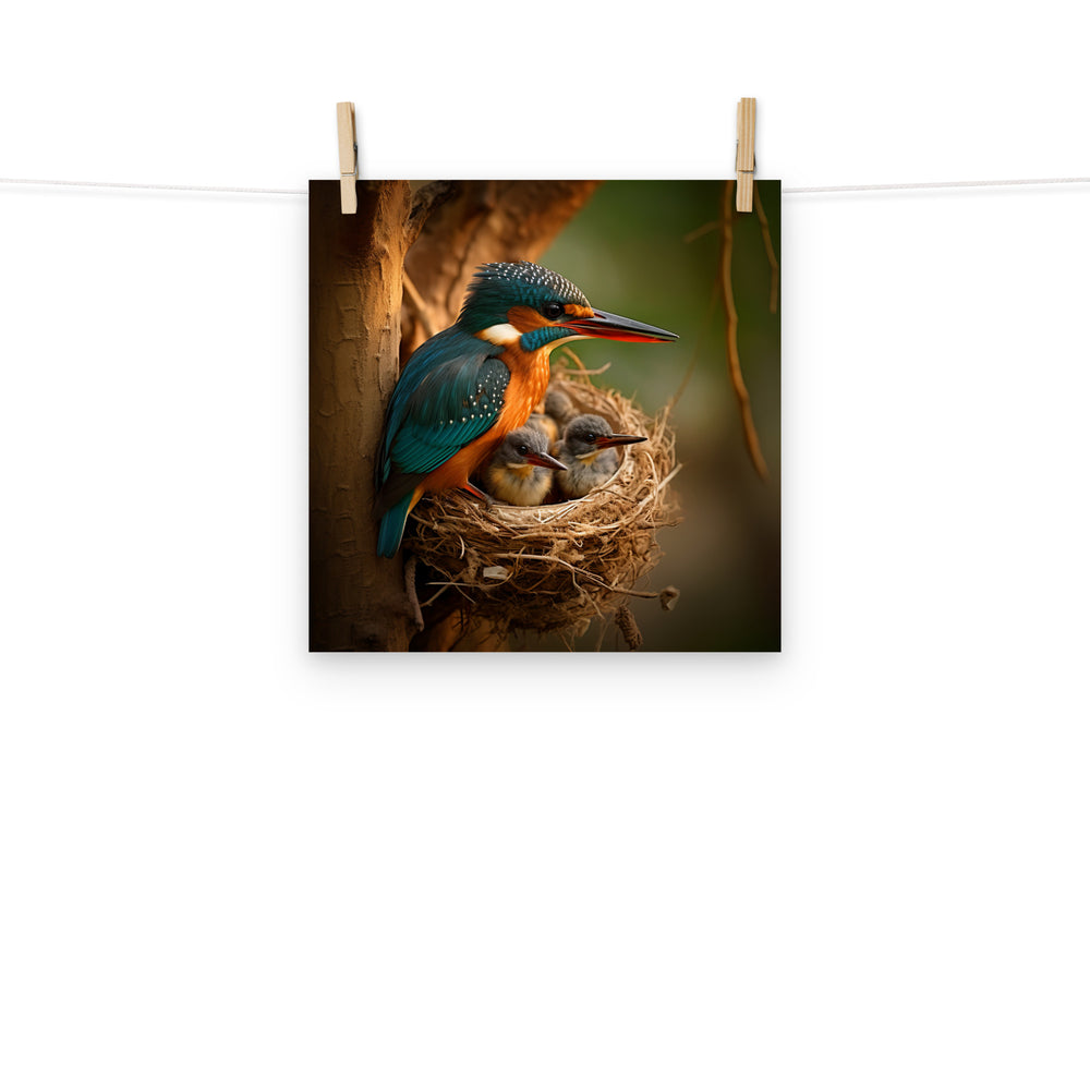 Kingfisher Photo paper poster - PosterfyAI.com