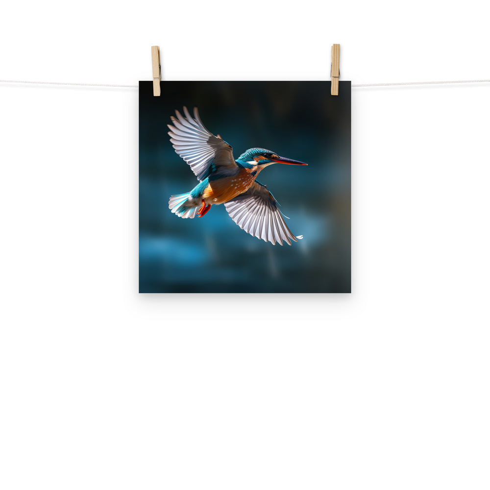 Kingfisher Photo paper poster - PosterfyAI.com