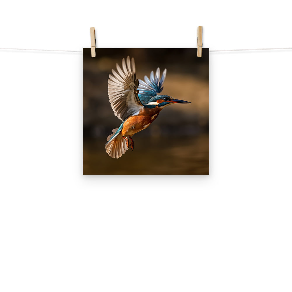 Kingfisher Photo paper poster - PosterfyAI.com