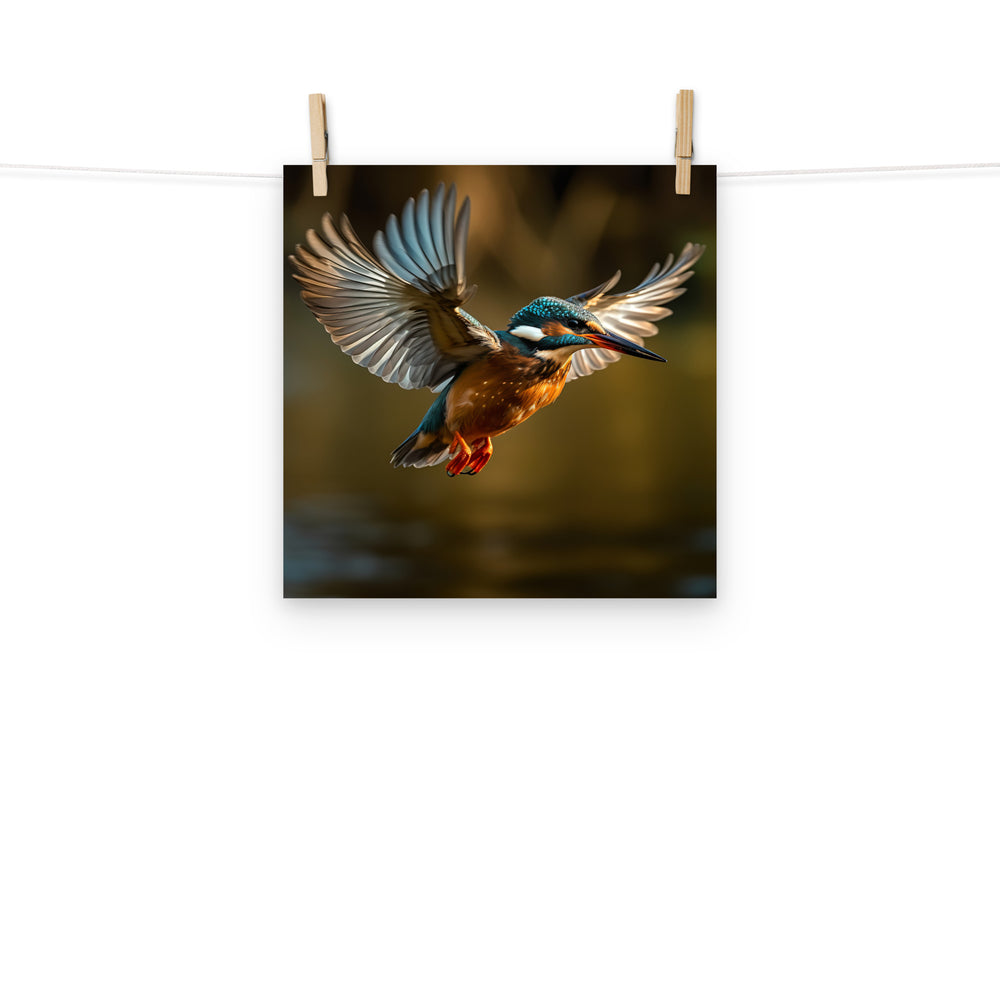 Kingfisher Photo paper poster - PosterfyAI.com