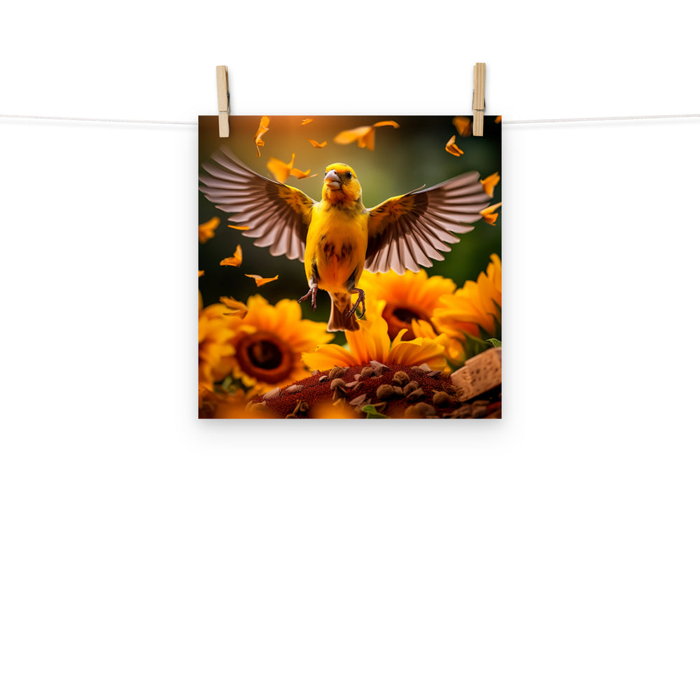 Finch Photo paper poster - PosterfyAI.com