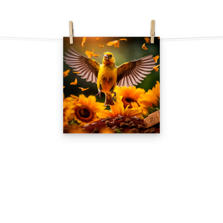 Finch Photo paper poster - PosterfyAI.com