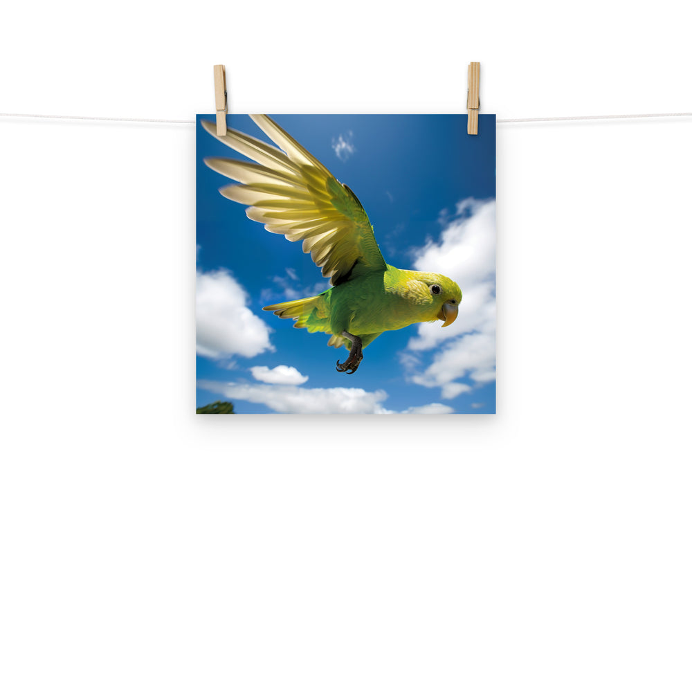 Kakariki Photo paper poster - PosterfyAI.com