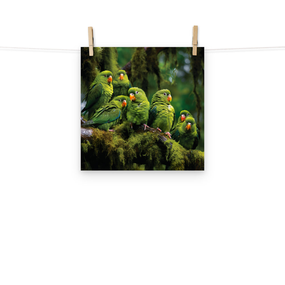 Kakariki Photo paper poster - PosterfyAI.com