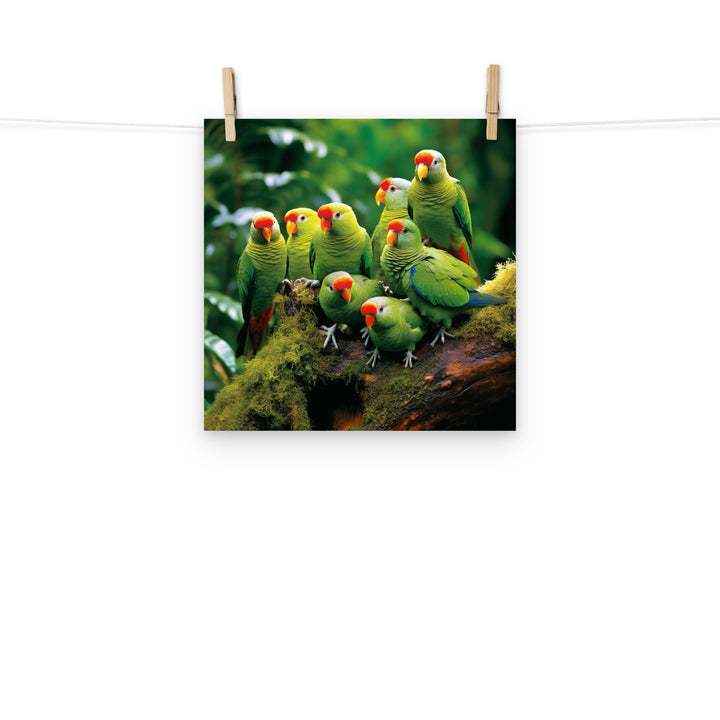 Kakariki Photo paper poster - PosterfyAI.com