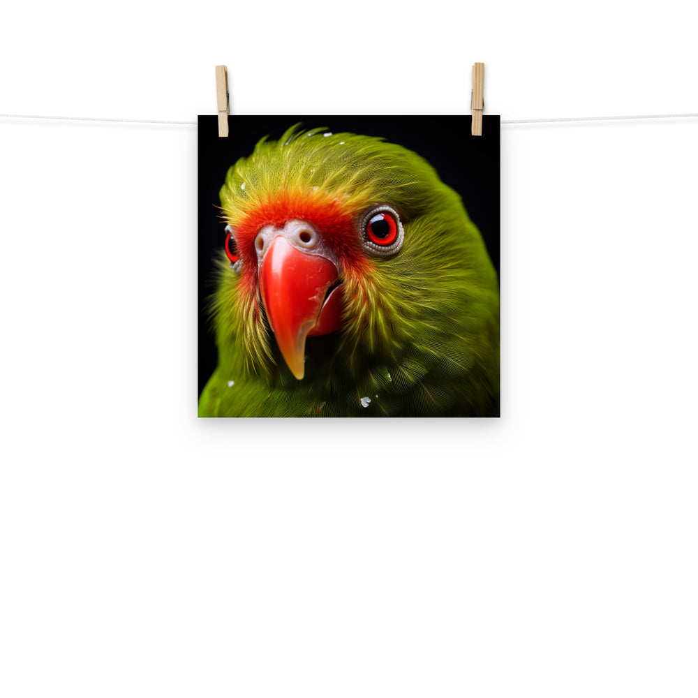 Kakariki Photo paper poster - PosterfyAI.com