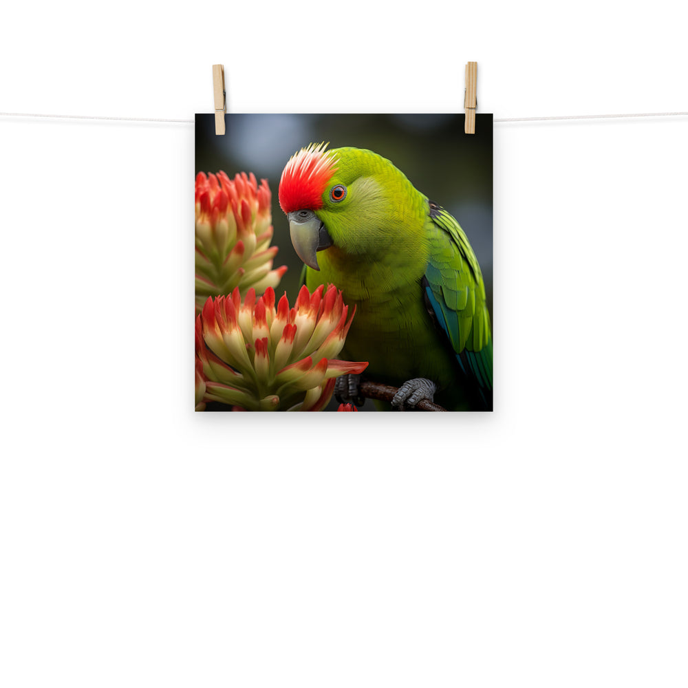 Kakariki Photo paper poster - PosterfyAI.com