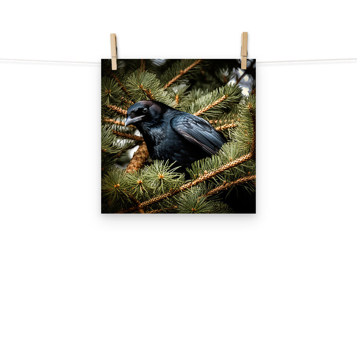 Raven Photo paper poster - PosterfyAI.com