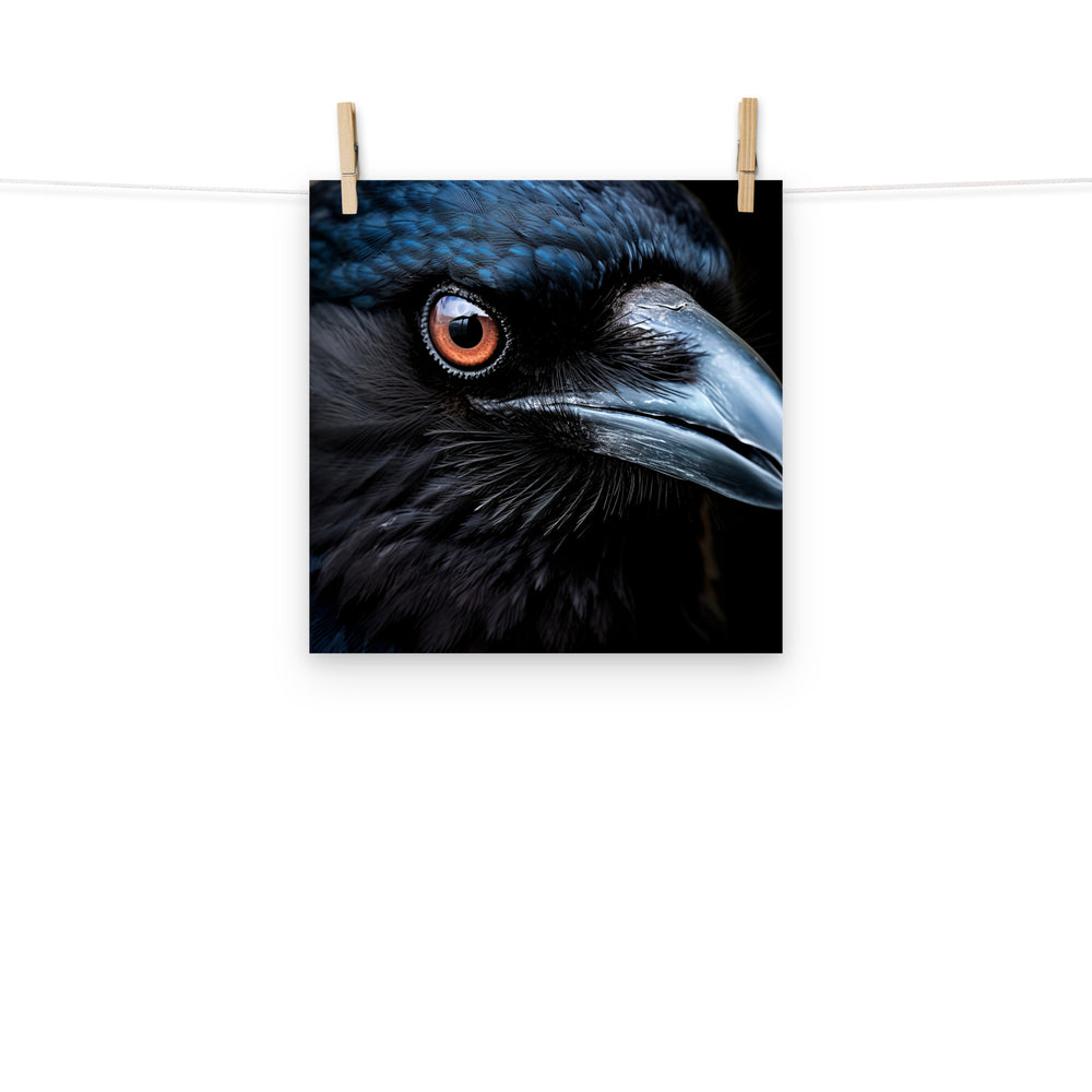 Raven Photo paper poster - PosterfyAI.com