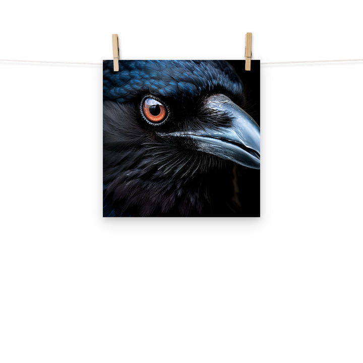 Raven Photo paper poster - PosterfyAI.com