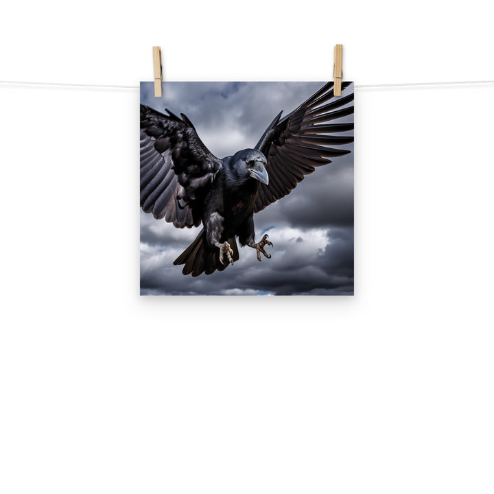 Raven Photo paper poster - PosterfyAI.com