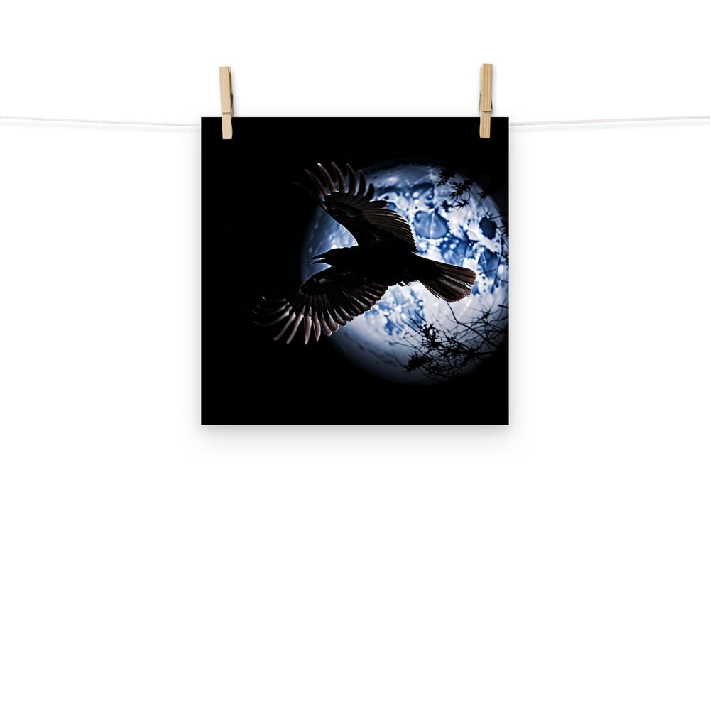 Raven Photo paper poster - PosterfyAI.com