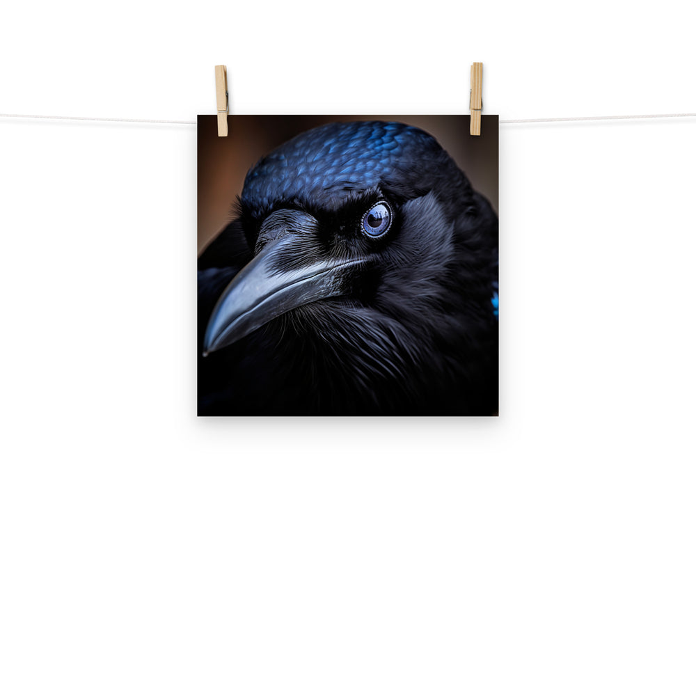 Raven Photo paper poster - PosterfyAI.com