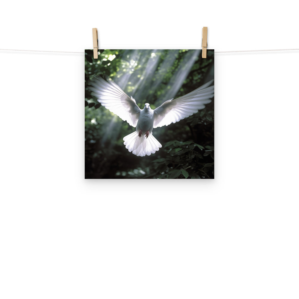 Dove Photo paper poster - PosterfyAI.com