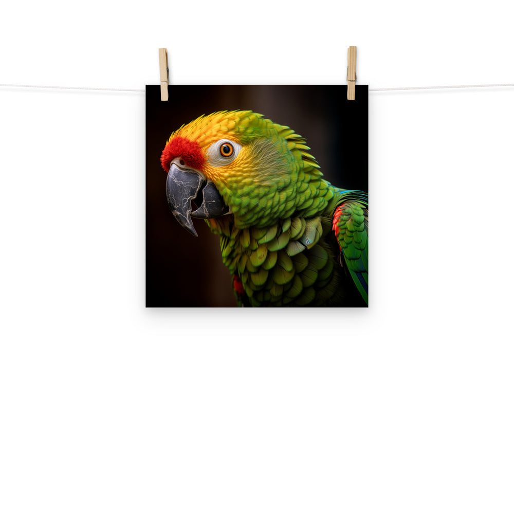 Parrot Photo paper poster - PosterfyAI.com