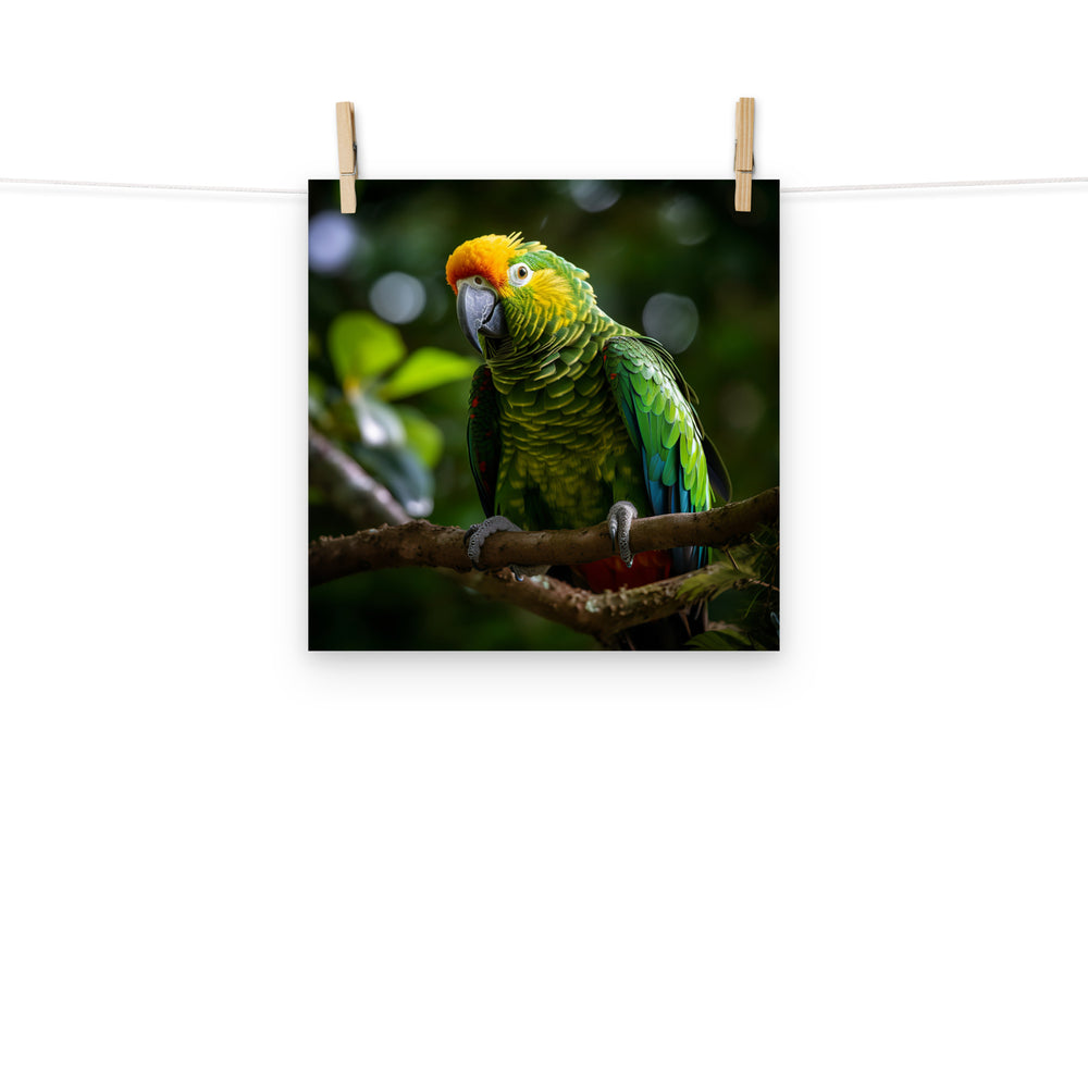 Parrot Photo paper poster - PosterfyAI.com