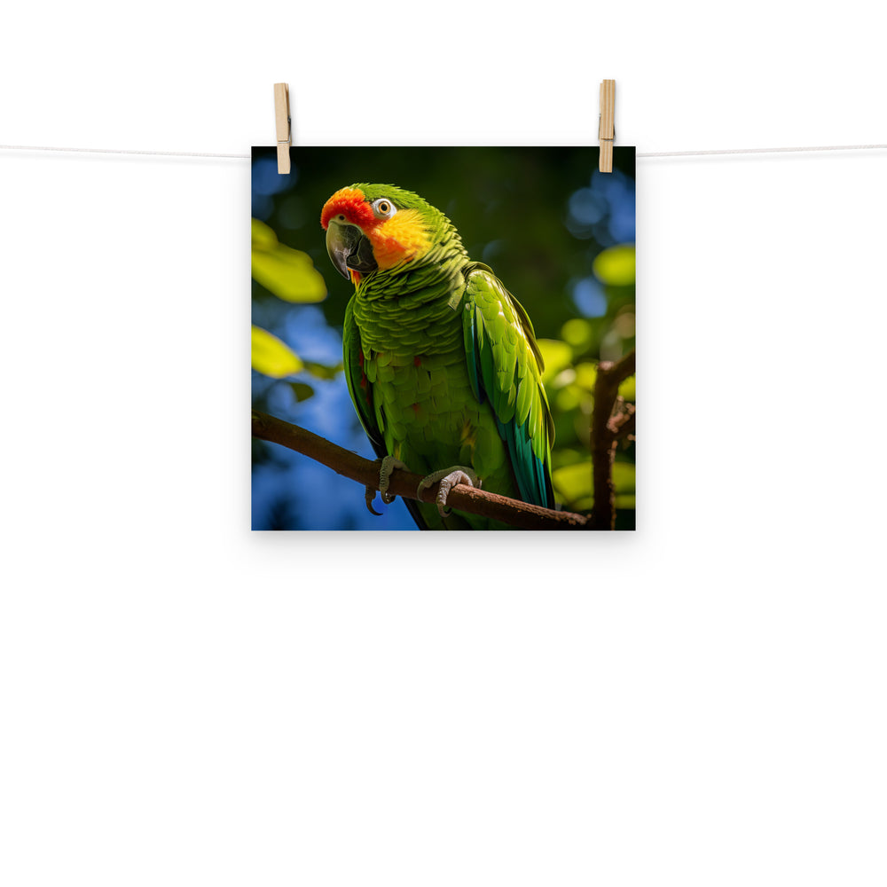 Parrot Photo paper poster - PosterfyAI.com