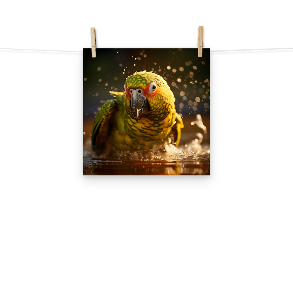 Parrot Photo paper poster - PosterfyAI.com