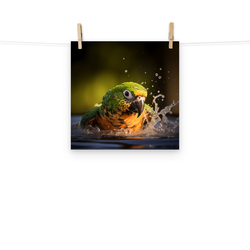 Parrot Photo paper poster - PosterfyAI.com