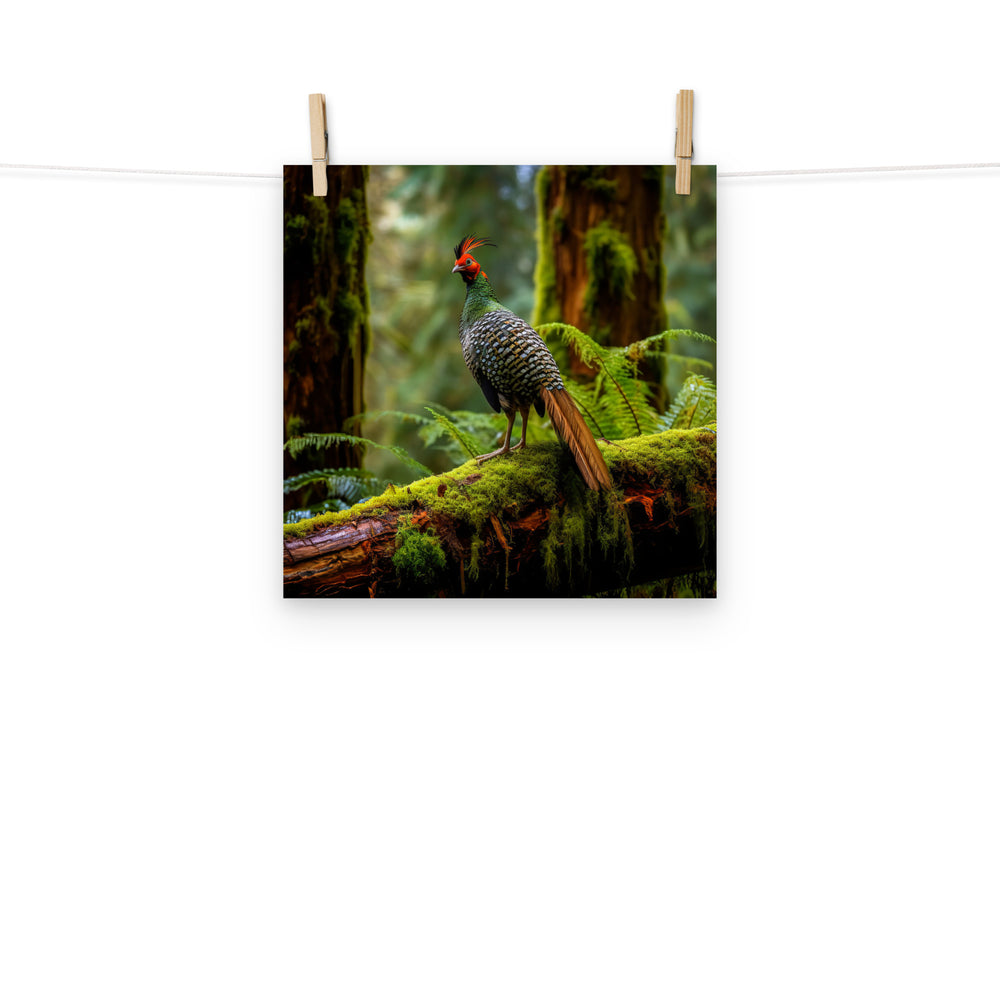 Pheasant Photo paper poster - PosterfyAI.com