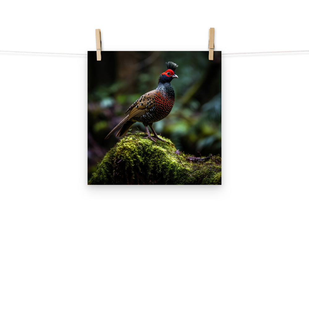 Pheasant Photo paper poster - PosterfyAI.com