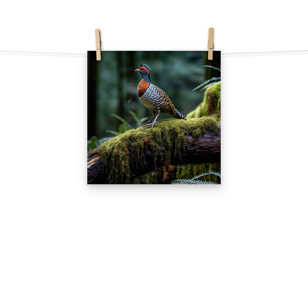 Pheasant Photo paper poster - PosterfyAI.com